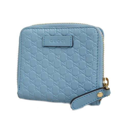 gucci microguccissima wallet blue|Gucci bi folding wallet.